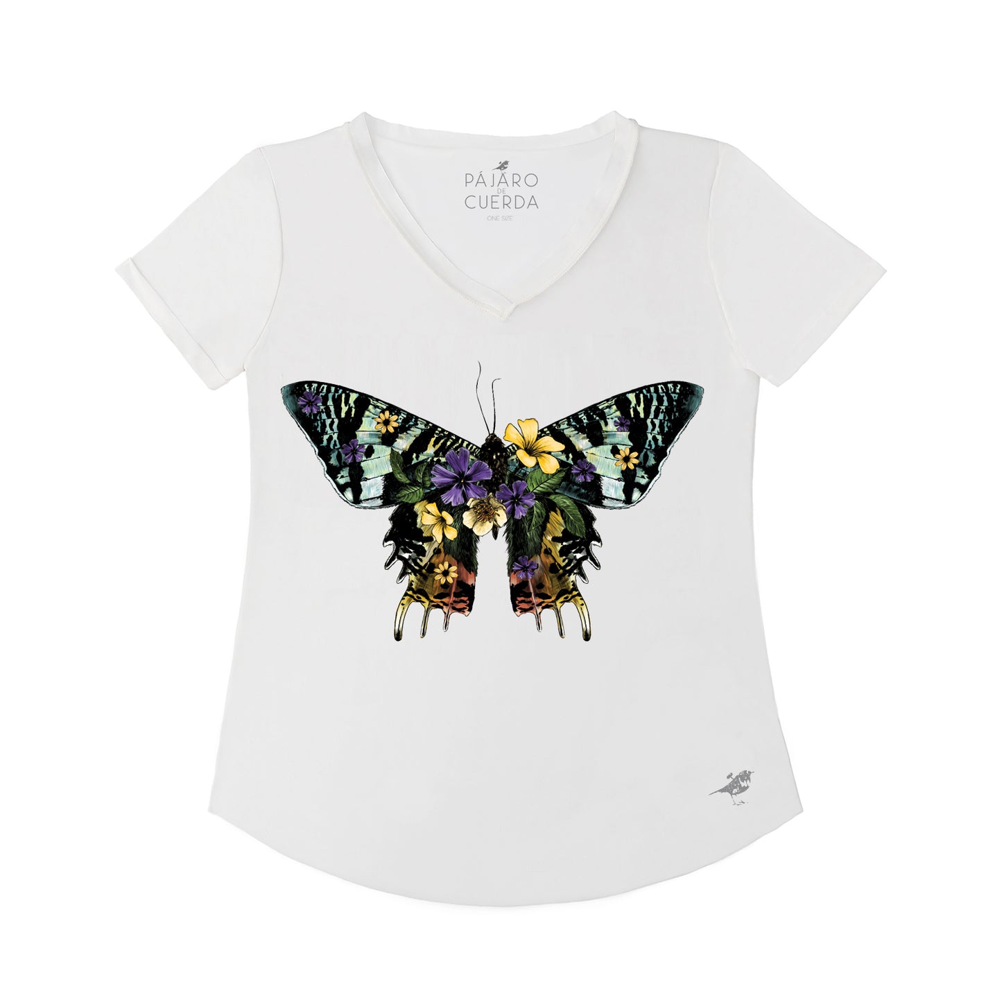 BUTTERFLY AND FLOWERS