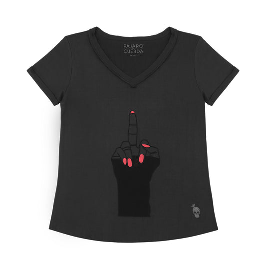 BLACK AND PINK HAND