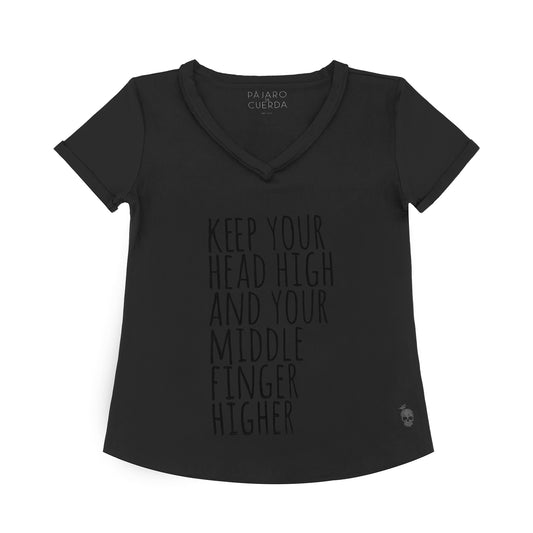 KEEP YOUR HEAD HIGH RED